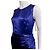 Amanda Wakeley Vestido de seda estilo sirena en azul medianoche Azul oscuro - vista 5