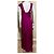 Marchesa Atemberaubendes Ballkleid aus Seide in Magenta Pink Fuschia - Ansicht 5