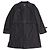 Bottega Veneta Trench coat de seda y algodón de pata de gallo marrón LL