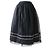 Gonna avvolgente nera COMME des GARCONS TB-S205 S