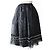 Gonna avvolgente nera COMME des GARCONS TB-S205 S - vista 5