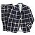 Completo in tweed a quadri Thom Browne con bottoni dorati e maniche lunghe