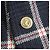 Completo in tweed a quadri Thom Browne con bottoni dorati e maniche lunghe - vista 5