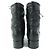 Botas cortas de cuero negro COCO Mark de Chanel G34096 - vista 5
