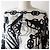 Hermès Set di 2 pezzi in seta acquerello Hermes Cliquetis Tattoo Nero - vista 4