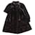 Autre Marque SAGA MINK Shared Mink Fur Coat Dark Brown  ref.1690672