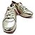 Zapatillas de cuero Jimmy Choo plateadas