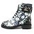 Botas cortas de cuero floral Louis Vuitton 37 - vista 4