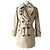 Abrigo trench para mujer Coach F76255 beige