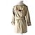 Abrigo trench para mujer Coach F76255 beige - vista 3
