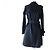 Trench coat Mackintosh in cotone Blu navy - vista 3