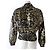 Chanel COCO Mark Kamelienlederjacke Schwarz - Ansicht 3