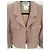 Cambon Chanel 1996 runway collection 14 Gripoix button Jacket Beige