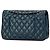 Chanel Blu Medio Classico Caviar Doppio Flap - vista 2