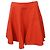 Saia mini cheia texturizada Kenzo Paris em viscose vermelha Vermelho