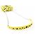 Borsa Epi Twist PM con pois dipinti Louis Vuitton Giallo - vista 5