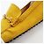 Mocassini in pelle scamosciata gialli Louis Vuitton Giallo - vista 11