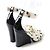 Louis Vuitton Satin-Ankle-Strap-Sandalen 37.5 - Ansicht 2