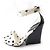 Louis Vuitton Satin-Ankle-Strap-Sandalen 37.5 - Ansicht 4