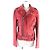 Loewe Anagram Leather Jacket Double Breasted Red