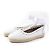 Hermès HERMES Guapa Shane Espadrilles Lederschuhe Weiß