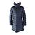 Cappotto in nylon imbottito Moncler FLAMMETTE blu navy per donne
