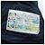 Cappotto in nylon imbottito Moncler FLAMMETTE blu navy per donne - vista 10