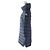Cappotto in nylon imbottito Moncler FLAMMETTE blu navy per donne - vista 2