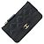 Monedero de piel de cordero negro Chanel