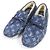 Mocassini in denim Monogram Louis Vuitton blu