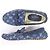 Mocassini in denim Monogram Louis Vuitton blu - vista 3