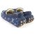 Mocassini in denim Monogram Louis Vuitton blu - vista 5