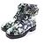 Botas de cuero Twistlock Wonderland de Louis Vuitton Multicolor