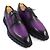 Scarpe Derby in pelle Louis Vuitton viola 9 Porpora - vista 2