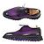 Scarpe Derby in pelle Louis Vuitton viola 9 Porpora - vista 3