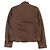 Chaqueta de cuero trucker Dolce & Gabbana marrón 48 Castaño - vista 4
