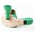 Gucci GG Logo Leather Mule Green 36 - view 4