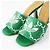 Gucci GG Logo Leather Mule Green 36 - view 5