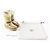 Hermès HERMES Beige Calfskin Short Boots 35 Women - view 2