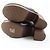 Sandali Clog in pelle di pecora Chanel Nero Marrone - vista 5