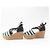 Chloé Chloe Leather Ankle Strap Espadrilles Sandals - view 4