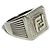 Anello sigillo da uomo FENDI FF
