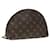 LOUIS VUITTON Monogram Trousse Demi Ronde Cosmetic Pouch M47520 LV Auth 89926 Cloth  ref.1700329