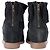 Botines de cuña con borlas Basley de Isabel Marant en ante negro - vista 4