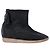 Botines de cuña con borlas Basley de Isabel Marant en ante negro - vista 7