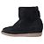 Botines de cuña con borlas Basley de Isabel Marant en ante negro - vista 8