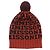 Autre Marque Cappello in maglia di lana con logo Missoni marrone e nero