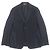 Autre Marque Chaqueta a medida a rayas COMME des GARCONS Navy S Azul marino