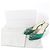 Mules de satén Hangisi de Manolo Blahnik en verde - vista 2