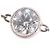 Autre Marque Collar largo de diamantes Milgrain Gimel PT950 PT850 Platino - vista 6